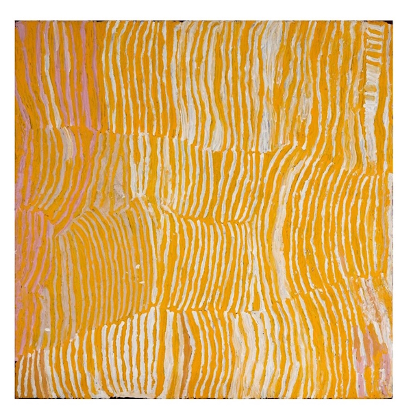 <p>Almost 70 per cent of the part of his indigenous art collection that Melbourne-based artist James Smeaton&rsquo;s entrusted for a timed online auction on June 6 with Deutscher and Hackett sold, with many of the works achieving above catalogue estimate prices. The top selling painting was Makinti Napanangka&rsquo;s Untitled, 2003 (lot 5) which was knocked down for $28,000 against an $18,000-$25,000 estimate.</p>
