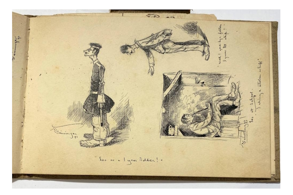 <p>Of note in the Theodore Bruce Auctioneers &amp; Valuers Fine Art | Australian &amp; International auction to be held on 18 September 2023 is a sketchbook with original drawings by Bauhaus stalwart, Lyonel Feininger (1871-1956). The sketchbook on offer (Lot 6084) is estimated at $30,000 &ndash; 40,000 and belonged to the late Fred Werner, a good friend and former flatmate of Feininger. The pair lived together in Berlin about 1889-1890 and stayed in contact when Werner emigrated to Australia shortly afterwards.</p>
