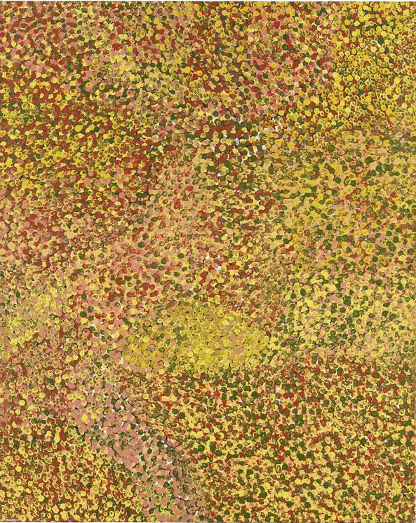 Unlike the sporting kind, this marathon (Aboriginal Art: The Thomas Vroom Collection, Sydney, 6 September) took 5 hours for the field of 246 to finish. The sale included twenty-nine works by Emily Kngwarreye and the artist’s early work Abundant Country, 1991 was the top lot, doubling its low end to make $40,000. The sale total was $1,606,606 million, including buyers premium, with 90.23% sold by lot and 136% sold by value.