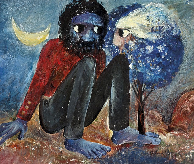 In the first sale of a new era in the saleroom, a small Arthur Boyd "bride", was vigorously contested. 'Bridegroom Waiting for His Bride to Grow Up (above) sold for $220,000 hammer against a low estimate of $150,000. Melbourne artists triumphed nabbing six of the 10 spots in the  top 10 sale prices. The Sotheby's Australia auction of Important Australian and International Art, in Sydney brought in $8,865,740 including buyer's premium, representing 71.62 per cent sold by lot and 121.57 per cent by value.
