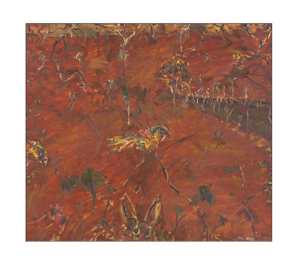 Tom and Sylvia Lowenstein are about to auction more than 250 paintings, works on paper and sculptures valued at $2 million through Mossgreen Auctions as their firm Lowenstein’s Arts Management prepares for a new era. Leading the auction is John Olsen’s Rabbit Warren, Rydal 1997 with a catalogue estimate of $120,000-$150,000.
