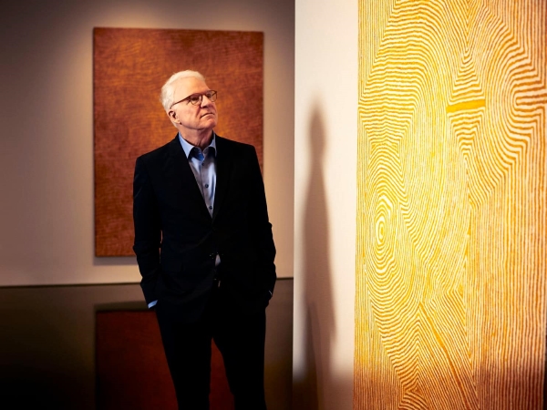 Sotheby’s is now moving Aboriginal art sales to their New York headquarters. This announcement rides on a wave of recent high-profile visibility, critical success and reception to exhibitions of Aboriginal art in the city, the latest of which is actor/comedian/writer Steve Martin’s Aboriginal art collection, which is being showcased in Manhattan at Gagosian Gallery until 3 July. (Image: Rick Wenner/For The Washington Post)