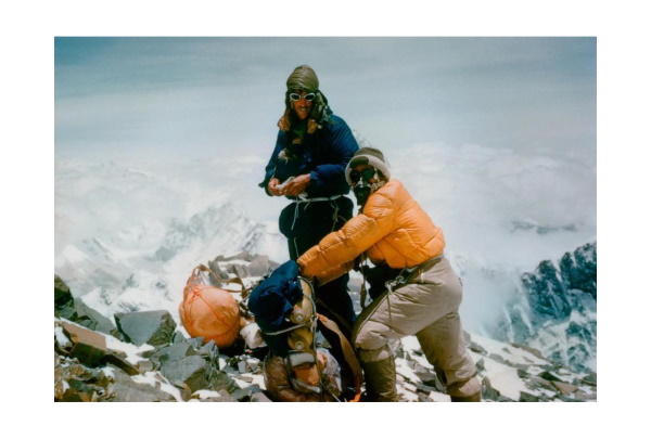 Alfred Gregory (1913-2010), Hillary and Tenzing at 8500m on Mt. Everest.