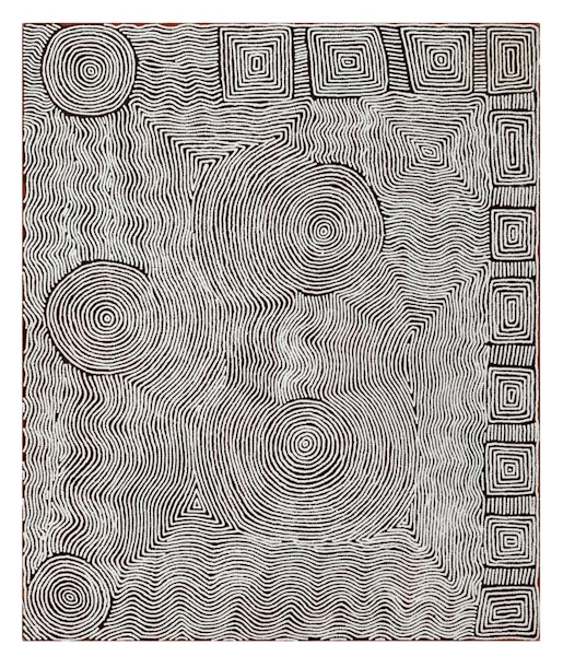 <p>Melbourne-based abstract artist James Smeaton has given some of his indigenous art collection to Deutscher and Hackett for a timed online auction ending from 7pm Tuesday June 6. Amongst the works to entice buyers is Warlimpirrnga Tjapaltjarri&rsquo;s <em>Tingari at Marawa</em>, 2002 (lot 4) which carries a catalogue estimate of $30,000-$40,000.</p>

<p>&nbsp;</p>
