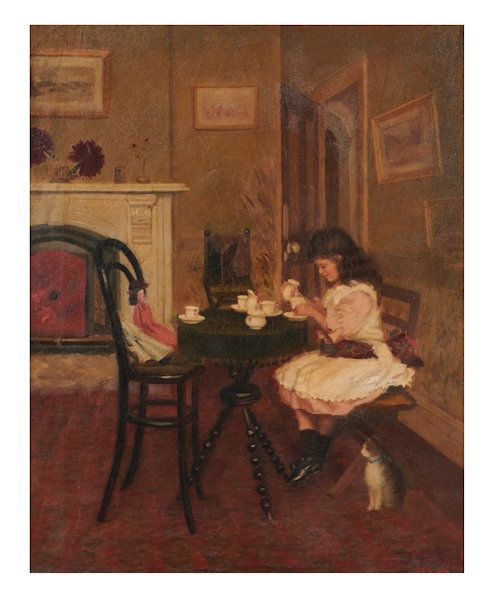 <p>One of the most significant works in Leonard Joel&rsquo;s forthcoming annual Women Artists auction in Melbourne on 18 September is Florence Fuller&rsquo;s The Dolls&rsquo; Tea Party 1890 (lot 11), estimated at $20,000 &ndash; 30,000. Florence Fuller is today considered to be one of Australia&rsquo;s most important female artists despite being overlooked for most of her career. Hilda, the sitter of this portrait, was only about 5 years old at the time, and she too became a woman of great accomplishments being one of the first generation of university-educated women to make a career of teaching.</p>
