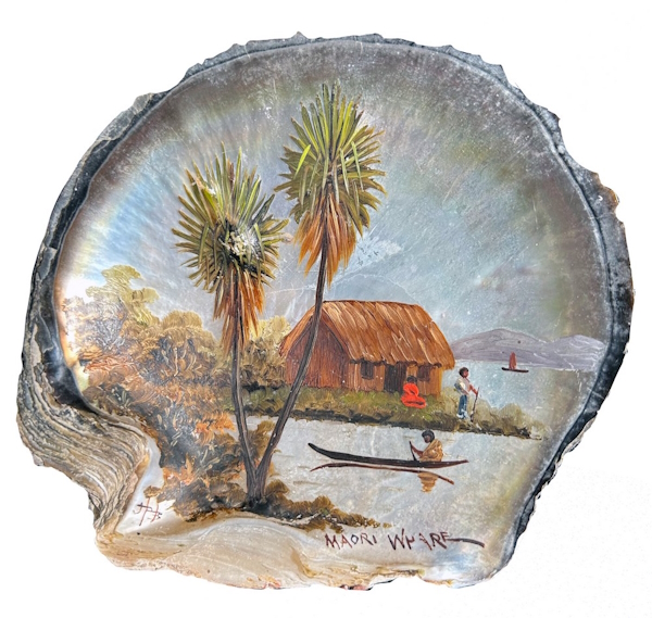 <p>International Art Centre&rsquo;s next <em>Art at Home</em> sale will be held on 24 October 2023. Included in the sale is an early 20th century oil on shell work by John Philemon Backhouse (lot 157). This na&iuml;ve oil painting by Backhouse made in and around the central North Island from the 1880s is a superb example of the artists working practice.</p>
