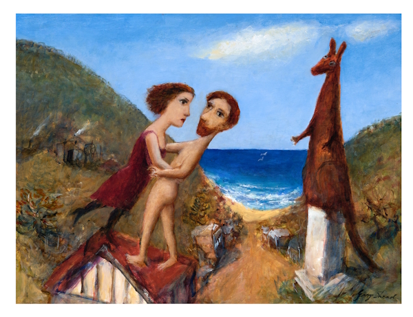 <p>Gary Shead&rsquo;s <em>The Visitors (</em>Lot 519) is one of a series of paintings from the D H Lawrences series painted in the early 90s and will be offered in Lawson&rsquo;s Fine Art Sale in Sydney on 21 March 2024.&nbsp; Based on Lawrence&rsquo;s novel Kangaroo and inspired by Lawrences&rsquo; stay in the township of Thirroul along the the southern coast of NSW, the paintings are semi-autobiographical. The work was purchased from Kenthurst Galleries in the early 2000s and has remained within a private collection since.</p>
