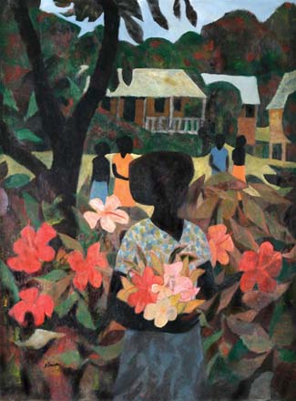 From this record breaking Ray Crooke painting which sold for $115,900 to a plethora of plush sofas there were plenty of hot sellers at Mossgreen’s sale of the contents of the Nettlefold family home in Hobart on Sunday, March 27.