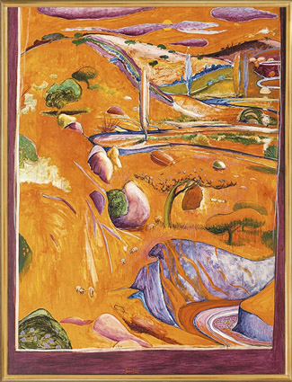 Will Brett Whiteley’s rich orange work, The Paddock – Late Afternoon, 1979 prove as desirable as his Lavender Bay blue and snare a top-ten spot for the artist?