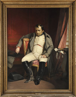 A large early oil on canvas copy of Paul Delaroches 1845 painting of Napoleon at Fontainbleu in 1814, estimated at €25,000 to €35,000. is probably the signature piece of the sale and is expected to fetch one of the highest prices.