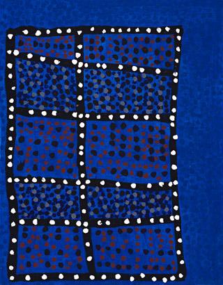 Deutscher and Hackett will be the first of the major auction houses to launch its 2012 Aboriginal art offering. There are plenty of contemporary paintings in the mix, and amongst these the most attractive is Lot 1, <i>Body Marks,</i> 2000, a striking and alluring work by Prince of Wales.