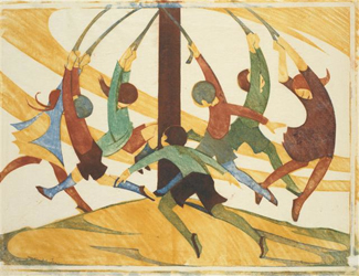 Ethel Spowers, 'The Giant Stride', sold for a swinging £85,250 ($126,330) at Bonham’s London on 16 April. 
