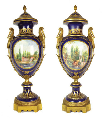 One of the most understated sales promotions of the year is for the collection put together by one of Australia's most flamboyant collectors, the late Mr Emmanuel Margolin and the emphasis is on porcelain, vases and clocks in the Sevres manner, mounted animal trophies, and the ecelecticism for which the exuberant character was well known.