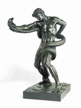 Sydney's old established Union, University and Schools Club has found itself the owner of a seriously valuable large sculpture when Lord Leighton's <i>An Athlete Wrestling a Python</i>, sold for £494,000 ($A820,000) at Christie's sale of <i> Victorian & British Impressionist Art</i> in London on July 11.