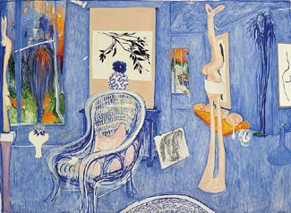 Brett Whiteley's 'My Armchair', 1976 (lot 42), set a new auction record for the artist and constitutes the second highest price ever paid for an Australian painting at auction with a hammer price of $3.2 million or $3.927 million including buyer's premium, selling through Menzies in Melbourne on 31 October 2013.