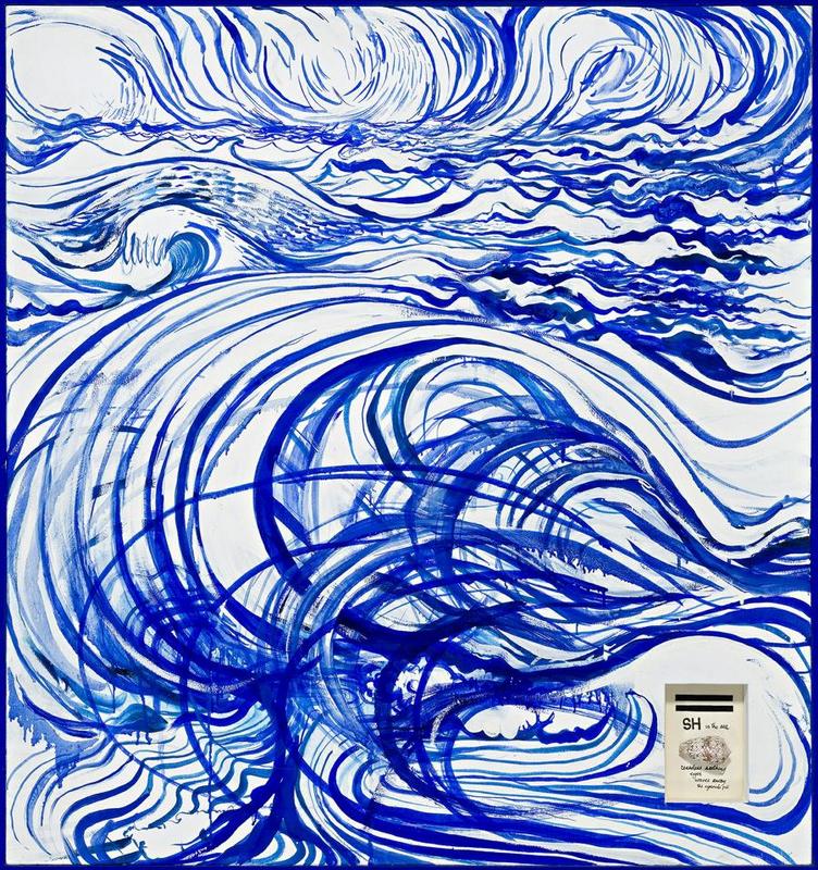 Brett Whiteley's <i>To Repeat Without Repeating</i>, 1973 graced the cover of Deutscher+Hackett's catalogue of the 27 November 2013 sale in Melbourne. It sold for $190,000 hammer last night, a 15% increase on its last sale for $165,000 hammer at the height of the market in 2007. 