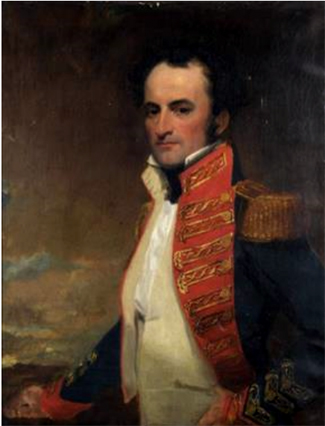 The latest piece of West Australia's non-indigenous material heritage, a substantial 90 by 70 cm bust-length early 19th century portrait in oils of Admiral Sir James Stirling, the first Governor of the colony sold in a Nottingham saleroom for more than 16 times its top estimate.