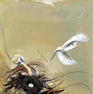 Brett Whiteley’s Untitled (Heron, Rain & Wind) 1973 (lot 75), complete with real nest and egg, from the personal estate of renowned art dealer Eva Breuer, sold for half a million dollars, right in between the $400,000-$600,00 estimate at Menzies auction in Sydney on 27 March. The unconfirmed numbers for the 282 lot sale are a sale total of $8.4 million including buyer’s premium, with 84% sold by volume and 67% by value. 