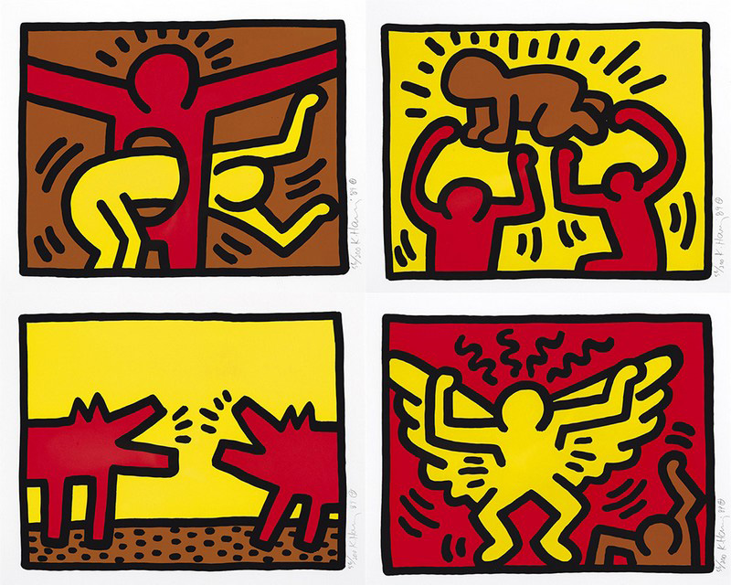 Menzies’ first sale of the year started with a bang: three of the leading US Pop artists, Lichtenstein, Haring and Warhol, set the mood for the pre-Easter auction in Melbourne: 140 of the 170 lots sold, with a total hammer price of $5.588 million and $6.859 million incl. buyer’s premium, equating to clearance rates of  82% by volume and 85% by value. Keith Haring’s Pop Shop IV (lot 2) sold for $40,000 hammer price, or double its low estimate.
