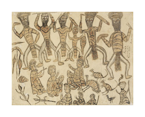 A rare and fresh-to-the-market work by acclaimed 19th century artist and Wurundjeri elder William Barak more than doubled its pre-sale estimate at Bonham’s Sydney 7 June sale of Important Australian and Aboriginal Art, and set a new auction record for the artist at $512,400 (incl. BP). The sale achieved  $2.128 million, representing 110% by value and 86% percent sold by lot.