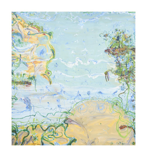 The Bonhams double-catalogue sale held in Sydney on 22 November 2016 and double-billed as “Important Australian Art” totalled $1.692 million, with 81 percent sold by lot and 77 percent by value. Top price was paid for second catalogue’s cover lot, John Olsen’s 'Holiday by the Sea, The Blue Bottles Arrive', 1993 which sold for $220,000.