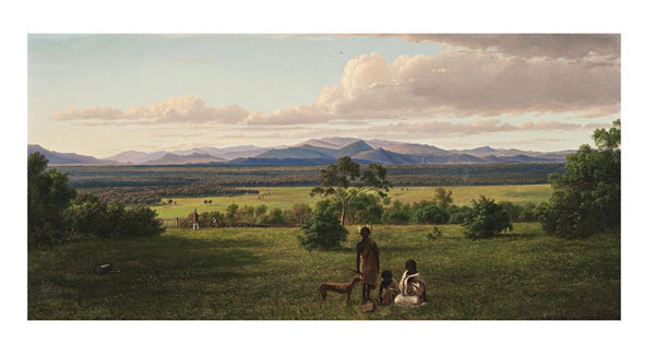 Pre-auction estimates for the James Fairfax Estate are set at a conservative $4.7 to $6.7 million for the 54 lots from his private collection to be sold by Deutscher and Hackett in Sydney on 30 August 2017.   The catalogue wrap around cover and the lot carrying the highest estimate in the sale at $800,000-1,200,000, is Eugene von Guerard's superb 'Mr John King's Station', 1861 (above).