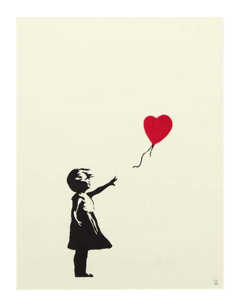 At Art + Object's sale of Important Paintings & Contemporary Art on 12 April in Auckland, several phone and internet bidders competed for a Banksy screenprint, 'Girl with Balloon', with an estimate of $30,000 - $50,000. The opening bid was $35,000 and the next bid of $50,000 was from the internet. Bids from the room, phones and internet just kept coming and the 'limited edition' two colour screen print finally sold for $66,000 to a telephone bidder.