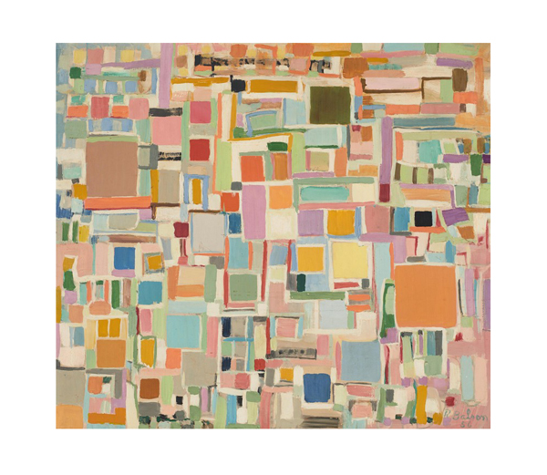 Bonham’s Sydney auction of Important Australian and Aboriginal Art was billed as ‘including The Hobbs Collection and The Croft Zemaitis Collection’, but it quickly became apparent that the crowd came to chase works from the former, from the little to the big. Ralph Balson’s sublime Painting no. 36, 1956 (above) was pushed by the room to $100,000 before giving over to a phone battle that saw the work sell for $240,000, double its high-end estimate and the second highest price achieved for the artist.