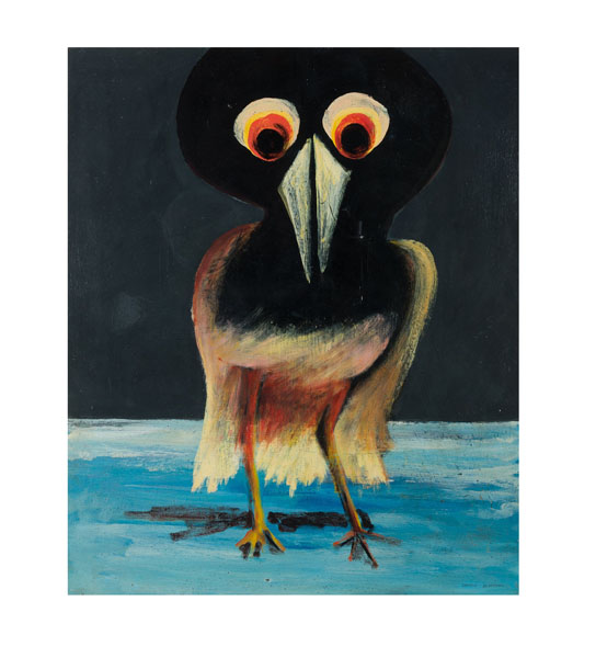 Leonard Joel's Fine Art auction  on Tuesday September 4 at their South Yarra rooms will offer auction goers many affordable paintings from many familiar Australian artists – Charles Blackman, (including 'Owl', 1957 above), John Brack, Hugh Sawrey, Penleigh and David Boyd, Robert Dickerson, Tim Storrier, Pro Hart, Walter Withers and James R Jackson.

