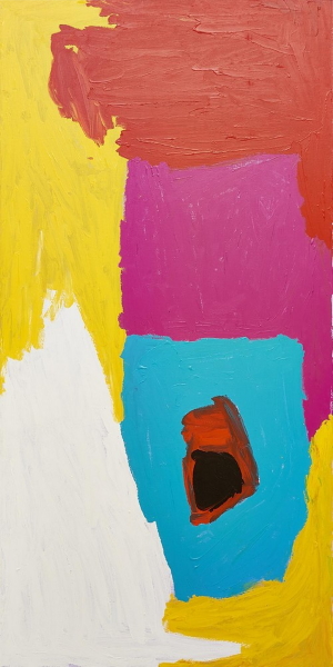 The above work by Sally Gabori, offered by Shapiro Auctions on 26th May [lot 19] was estimated at $8,000-12,000, and sold for $19,000 hammer price. The result is indicative of the recent trend in online only auctions, where prices achieved have been significantly above the high estimates set by the auctioneers. 