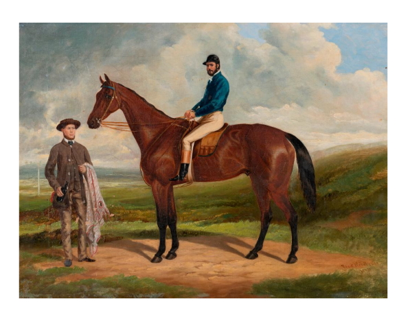 An 1863 painting of a racehorse named General owned by Thomas Chirnside, a major Victorian landholder known for the historic Italianate mansion he built in the 1870s at Werribee, almost doubled its high $30,000 catalogue estimate when it changed hands for $56,120 (including buyer’s premium) at Gibson’s Art and Photography auction in Melbourne on Monday June 15.