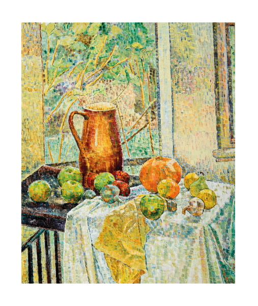 Leading the offerings at Menzies Australian & International Fine Art & Sculpture sale in Sydney on July 9, is a radiant still life painting by Grace Cossington Smith (1892-1984) entitled Jug with Fruit in the Window 1960 (above) which is featured on the sale catalogue front cover and aptly demonstrates how the humble domestic interior may prove an abundant source of artistic inspiration.