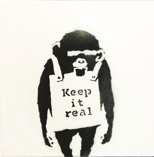 At the International Art Centre sale in Auckland on March 30, 2021 the six works by British artist Banksy realised $2.353 million contributing over 50% of the auction total of $4.384 million. Banksy's 'Keep it Real' (above) sold for $1.455 million and set a record for the highest price paid for a work at auction in New Zealand, and the highest price paid for a work by a living artist at auction in New Zealand.