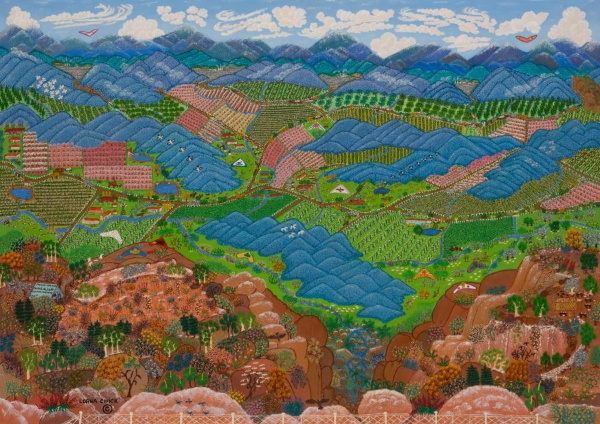 Founder of the Gallery Art Naïve, the paintings in the auction include many of his favourites such as Lorna Chick’s (1922-2007) Mount Buffalo (above).