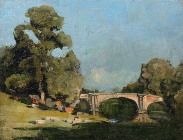 Australian paintings from iconic artists are continuing to prove popular with buyers and Melbourne-based Gibson’s Auctions Australian & International Art sale on April 10 proved no exception when the 161 works on offer sold for 110% per cent of their catalogue estimates. Out in front was Arthur Streeton’s landscape The Stone Bridge circa 1930 (above) which sold for $91,500 (including buyer’s premium) on a $25,000-$35,000 catalogue estimate.