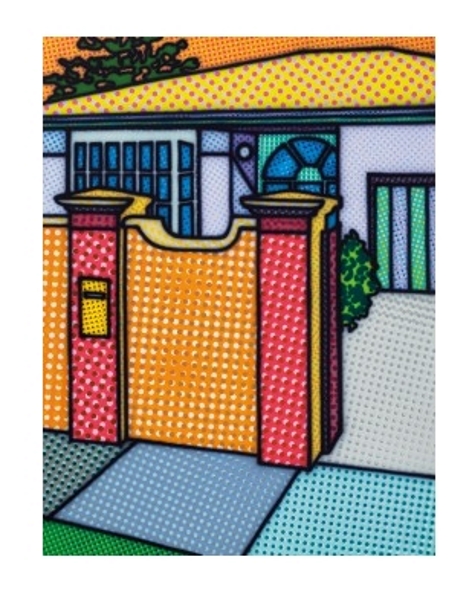 Howard Arkley’s (1951-1999) painting High Fenced, 1996 – exhibited in November that year by Tolarno Galleries at the prestigious German art fair Art Cologne – was an important milestone in his efforts to achieve international recognition, culminating in his representation of Australia at the 48th Venice Biennale in 1999, a month before he died.